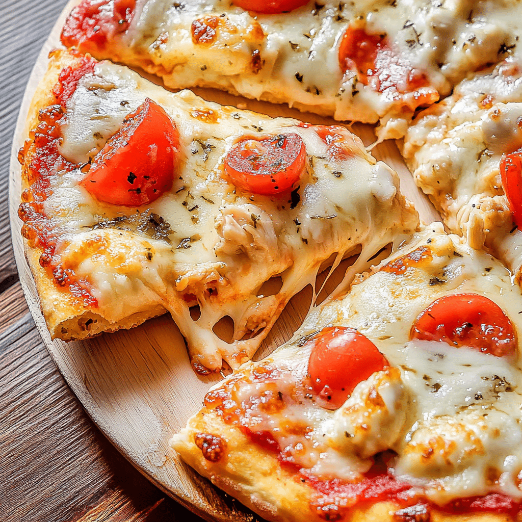 Ground Chicken Pizza Crust: Easy To Make & High-Protein Dinner 10 Ground chicken pizza crust baked with cheese and pepperoni