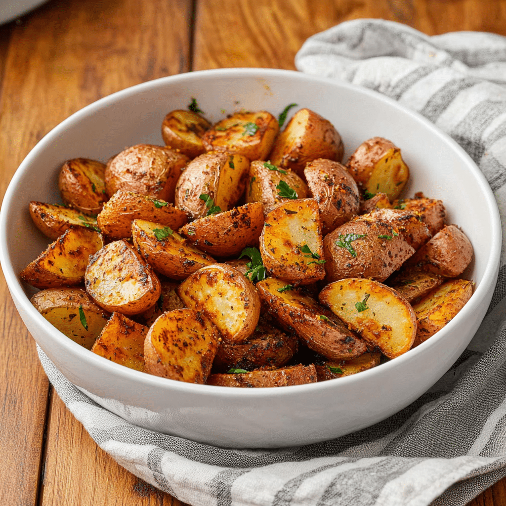 Air Fryer Red Potatoes – Crispy, Quick And Easy To Make 13 Crispy air fryer red potatoes in a bowl