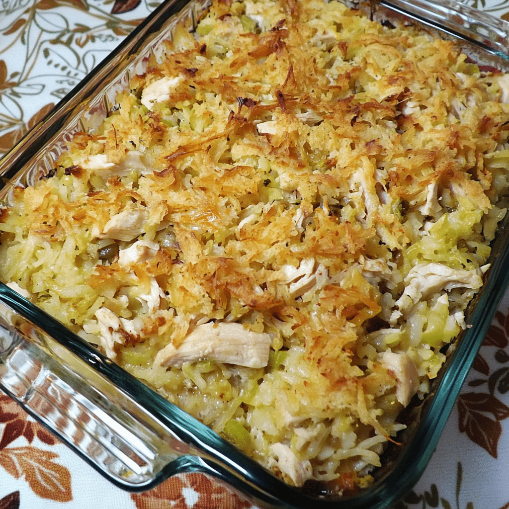 Chicken and Rice Casserole with Rice-A-Roni: Easy Family Favorite 10 chicken and rice casserole with Rice-A-Roni in a pot