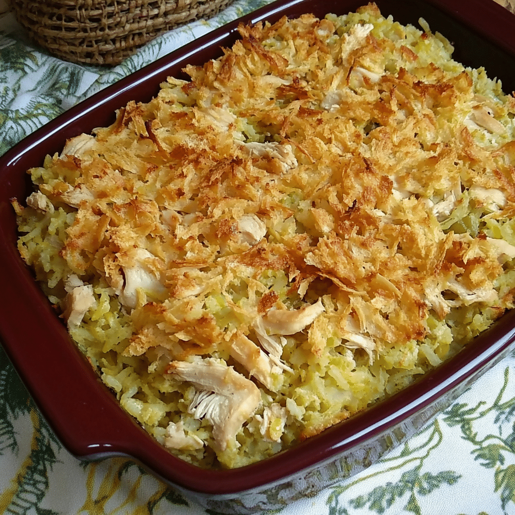 Chicken and Rice Casserole with Rice-A-Roni: Easy Family Favorite 11 chicken and rice casserole with Rice-A-Roni in a pot