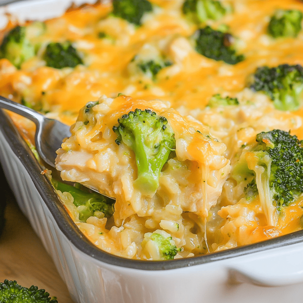 Chicken Broccoli and Rice Casserole Recipe – Quick To Make 10 Chicken broccoli and rice casserole recipe baked with cheese and cracker topping