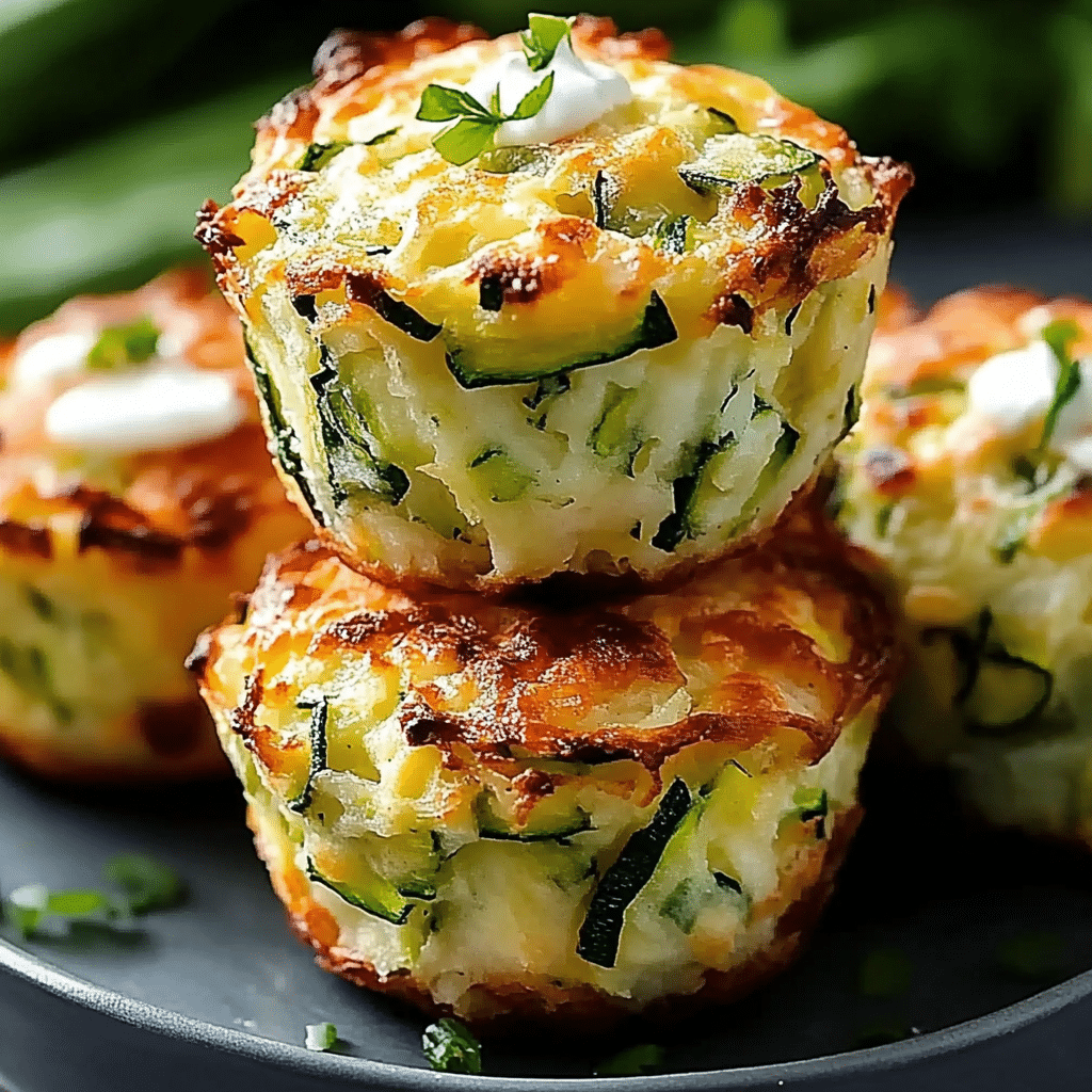 Crispy Parmesan Zucchini Potato Muffins – Surprisingly Easy & Incredibly Satisfying 11 Crispy parmesan zucchini potato muffins baked golden in muffin tin, topped with cheese and herbs
