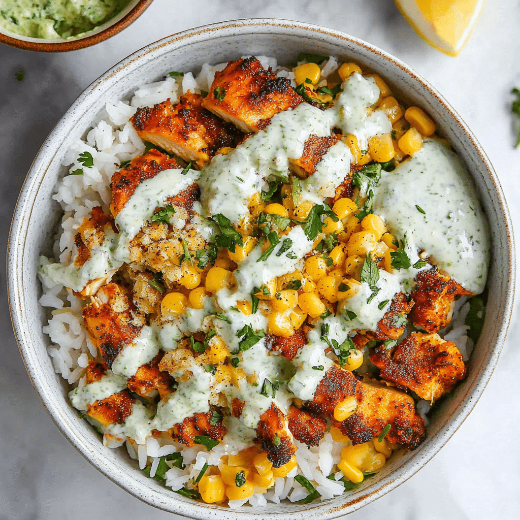 Street Corn Chicken Rice Bowl – Easy, & Quick To Make 10 street corn chicken rice bowl